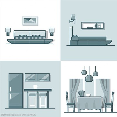 家居擺設(shè)用品矢量圖片素材 為創(chuàng)意設(shè)計(jì)注入生活美學(xué)